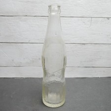 Vintage Bireley's Soda Bottle 10 oz Clear Embossed Glass