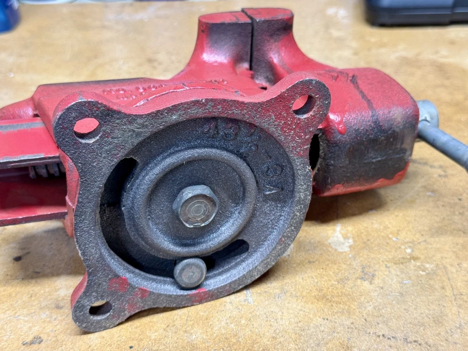 Tornillo de banco vintage Craftsman #506-51801 giratorio 3 1/2" Foto 3 de 4