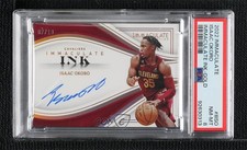 2022-23 Panini Immaculate Ink Gold 7/10 Isaac Okoro #II-ISO PSA 8 Auto 1a07