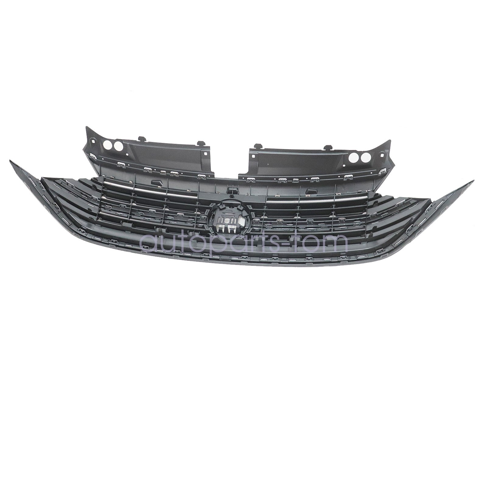 Fit 2022 2023 2024 Vw Volkswagen Jetta Front Bumper Chrome & Black Upper Grille