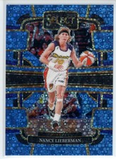 2024 Panini Select WNBA #96 Nancy Lieberman Prizms Light Blue Disco
