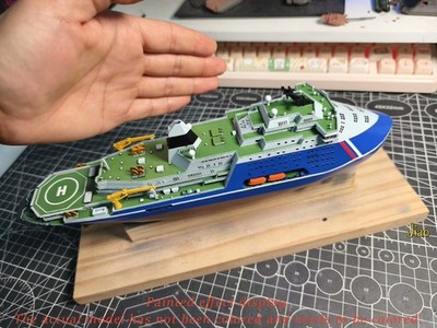 1/700 Leader-class Nuclear-powered Icebreaker Unpainted 3D Printing Model New