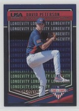 2018 Panini USA Baseball Stars & Stripes Longevity David Peterson #81 00fq