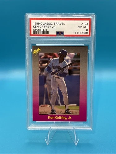 Ken Griffey Jr. Rookie Classic Travel SP 1989 Classic Baseball #193 PSA 8 NM