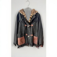 Cappotto vintage DOLCE & GABBANA D&G PELLICCIA MARRONE 38/52