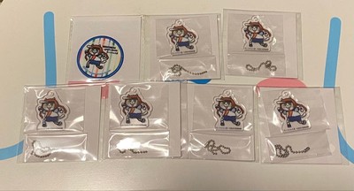 KONAMI Premium Lottery Shigoto Neko x Popn Music Nyami 7Pc Set, Acrylic