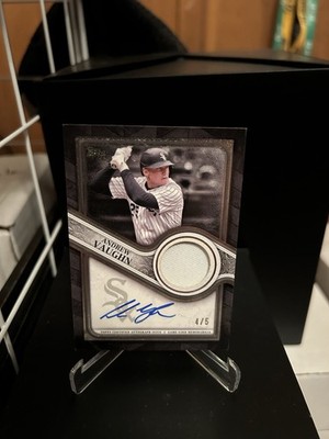2023 Topps Series 2 Andrew Vaughn Reverence Patch Auto /5  #TRAP-AV Brewers  