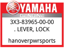 Yamaha OEM Part 3X3-83965-00-00 LEVER, LOCK
