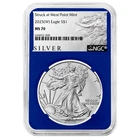 2025 (W) $1 1-oz American Silver Eagle NGC MS70 ALS Label Blue Core