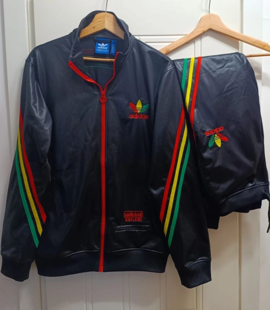 Tracksuit Adidas Jamaica Rasta Adidas Jacket Firebird Chile 62 M