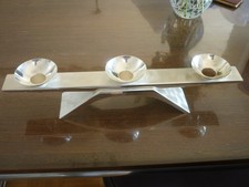 Kerzenleuchter WMF Ikora Silber 3er Balkenleuchte 42 cm Radtke + 1 Kerzenständer