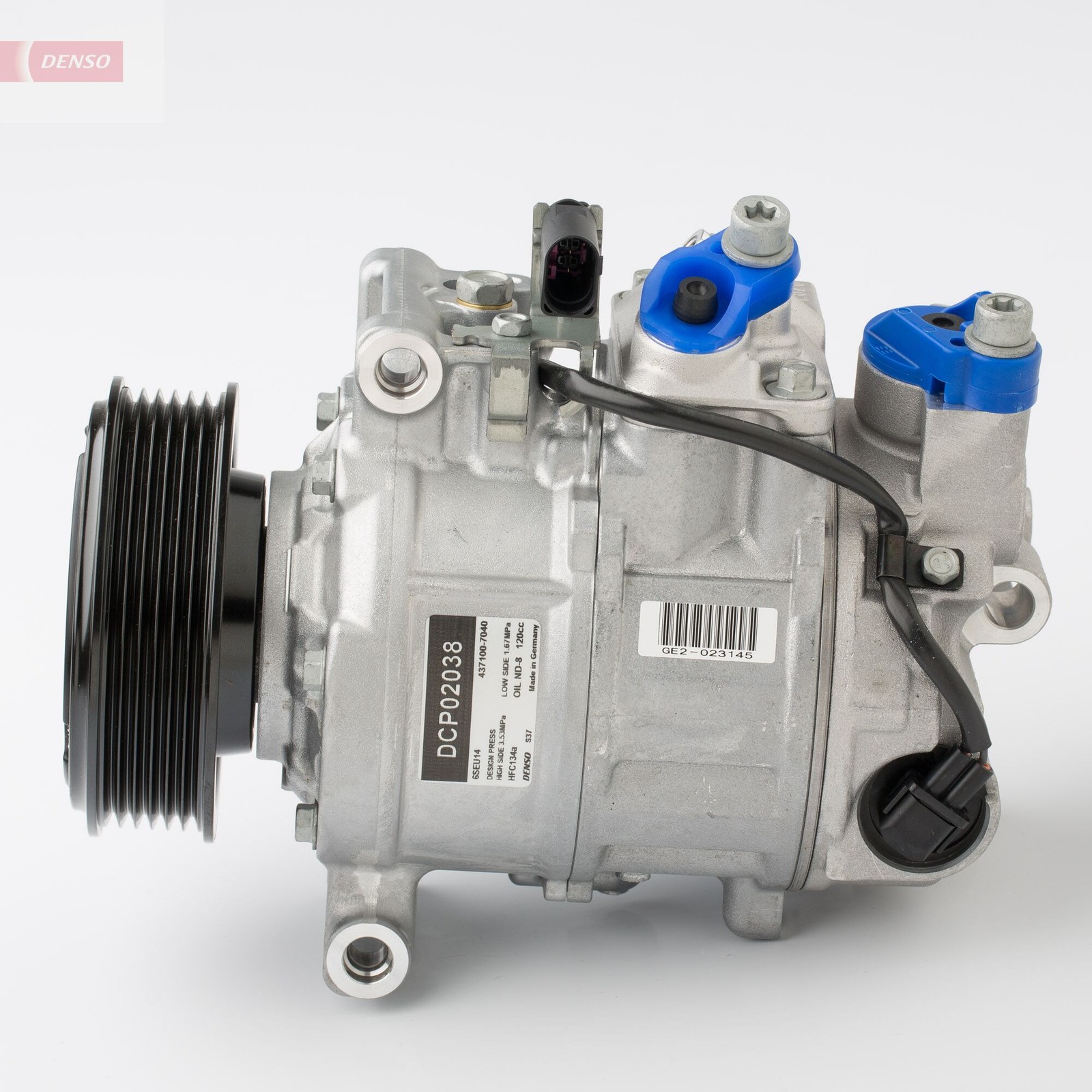 Fits DENSO DCP02038 Compressor, air conditioning DCP02038 Air-conditioning comp - Image 7