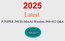 JUNIPER JNCIS-MistAI-Wireless JN0-452 Q A GUARANTEED 1 month update