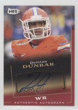 2015 Sage Hit Auto Red Quinton Dunbar #A101 Auto k5i