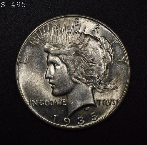 1935 Peace Dollar "BU" *Free S/H After 1st Item*