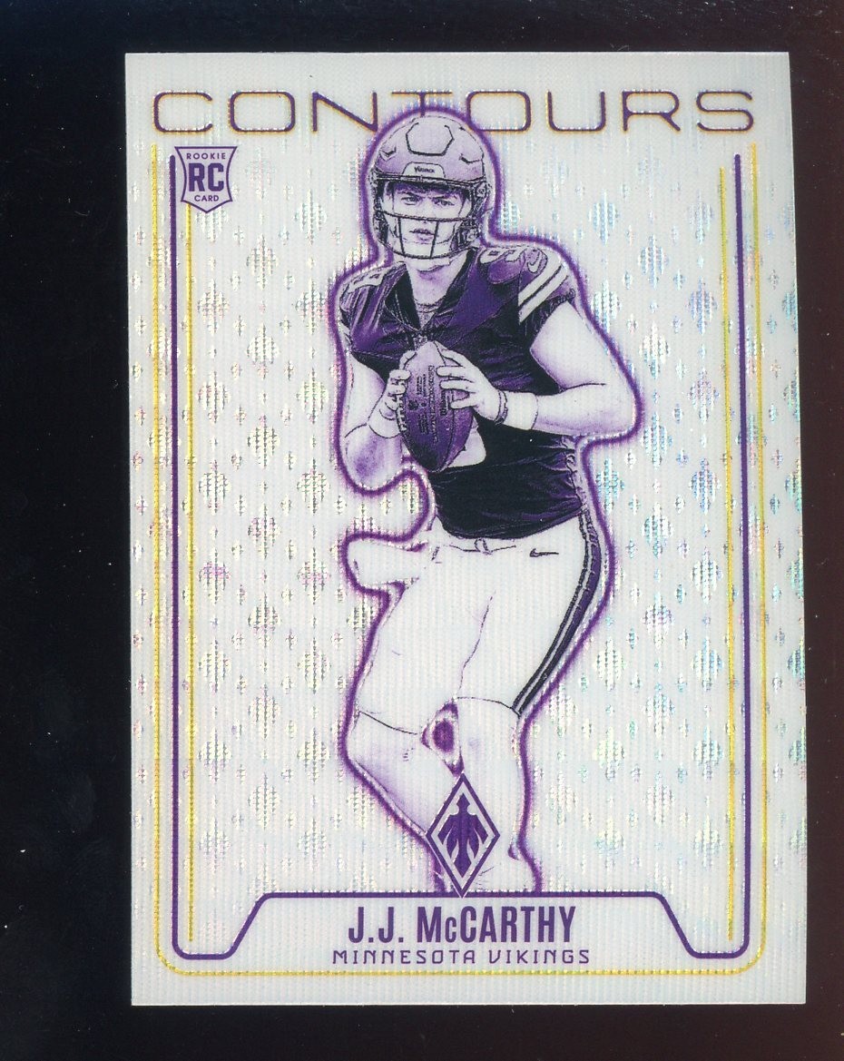 2024 Panini Phoenix Contours Wave JJ McCarthy Vikings RC Rookie