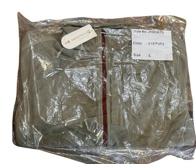 Merrell Women s Full-Zip Fleece Jacket L Putty NWT Sealed J1003670