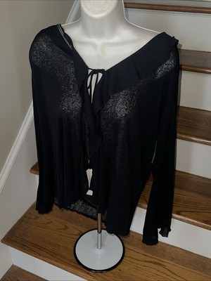 VENEZIA JEANS Lane Bryant Sheer Long Loose Fit Sweater 18 20 BID 4 CHARITY 368