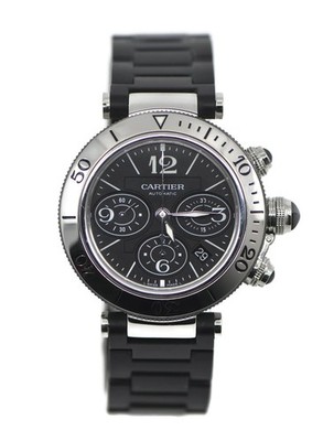 Cartier Pasha Seatimer Chronograph Stainless Steel Watch W31088U2