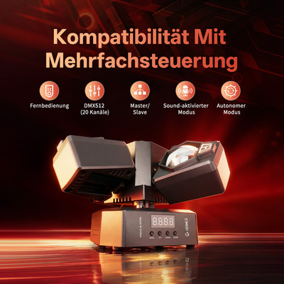 120W RGBW Moving Head Bühnenlicht DMX LED Licht Laser Effekt DJ Party Disco Club