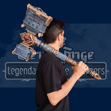 Viking Wolf Hammer, Grimdark 3D gedruckt Prop...