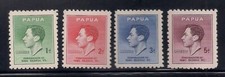 Papua New Guinea    1937    Sc # 118-21    Coronation    MNH    OG