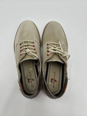 Vintage Seven For All Mankind Men BEIGE Ern Oxford Shoes  display picture 2