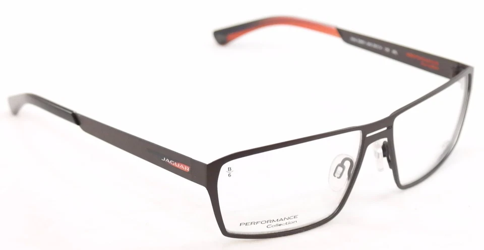 Auténtico marco de gafas Jaguar rendimiento 33801-843 metal marrón hecho en Alemania Foto 4 de 4