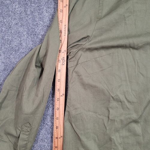 Vintage Gap Maternity Shirt Womens Large Button Up Army Green - Picture 8 of 9