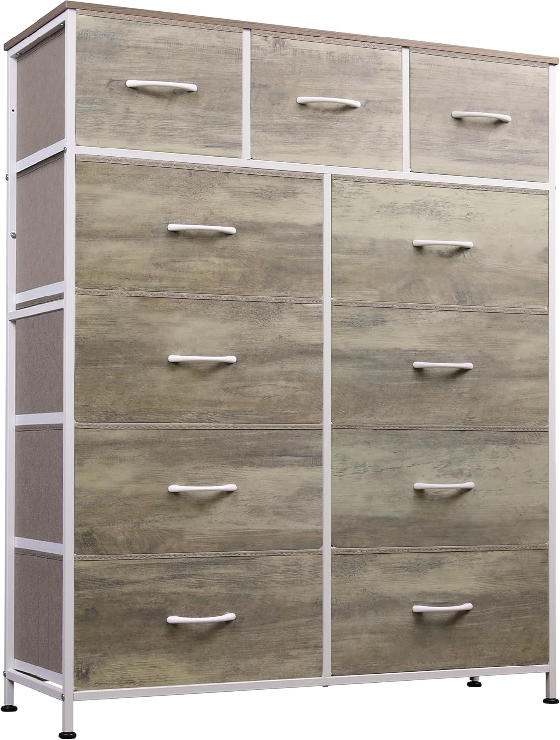 Tall Dresser for Bedroom, Fabric Dresser Storage Tower, Dresser & Chest of Drawe