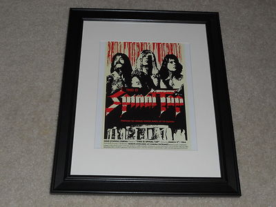 Framed This is Spinal Tap 1984 Mini Poster, Alternate USA Print 14''x17''