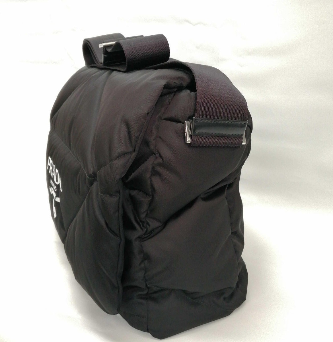 Auth Prada Re Nylon Padded Shoulder Bag