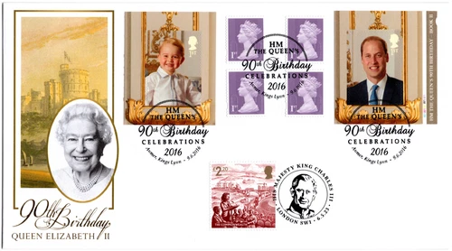 Great Britain 2016 Buckingham Cover No. BC540PSB - Queen's 90th Birthday...