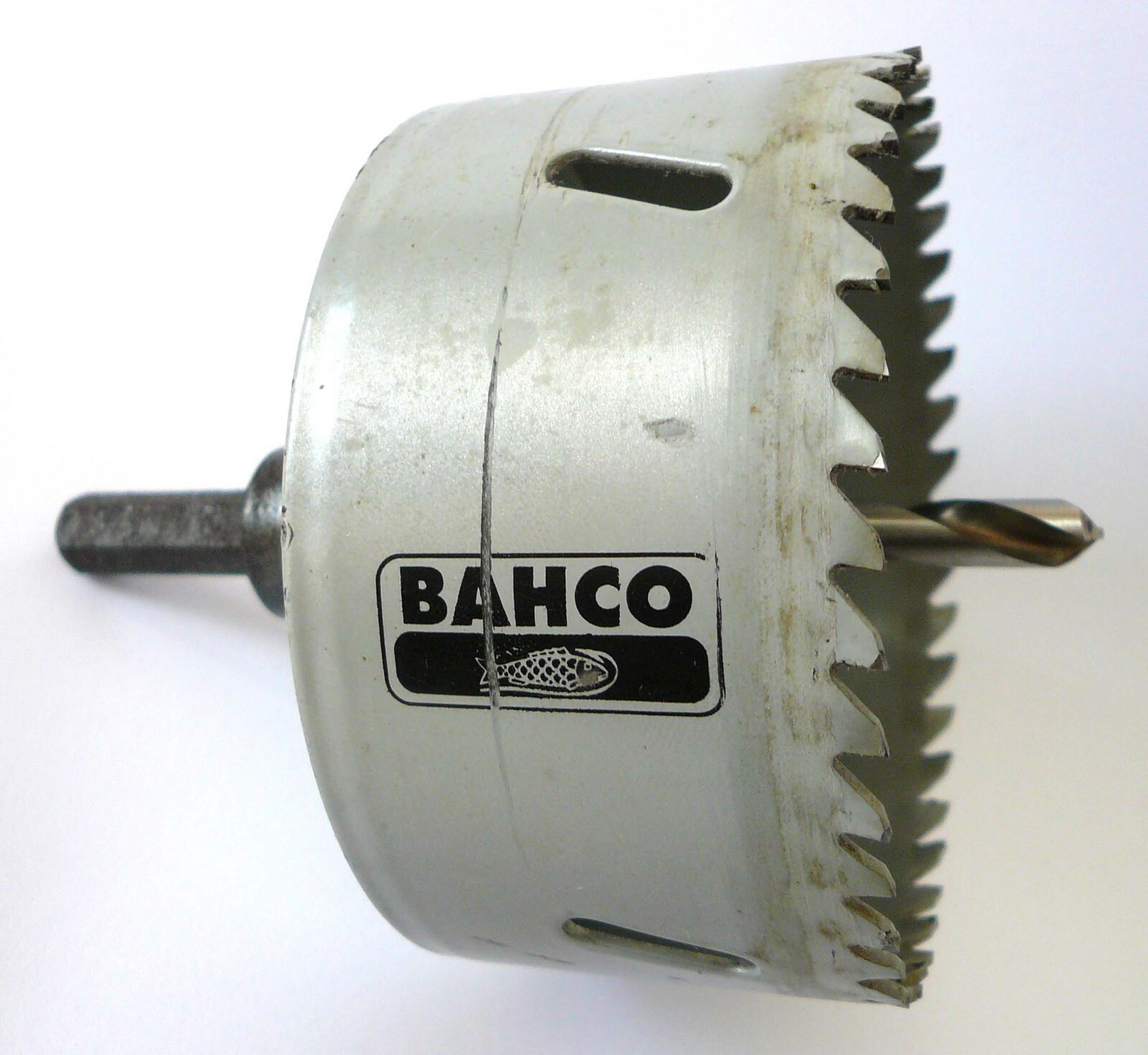 Bahco 33/8" Carbide Hole Saw UK with Starrett A16 Arbor USA Great