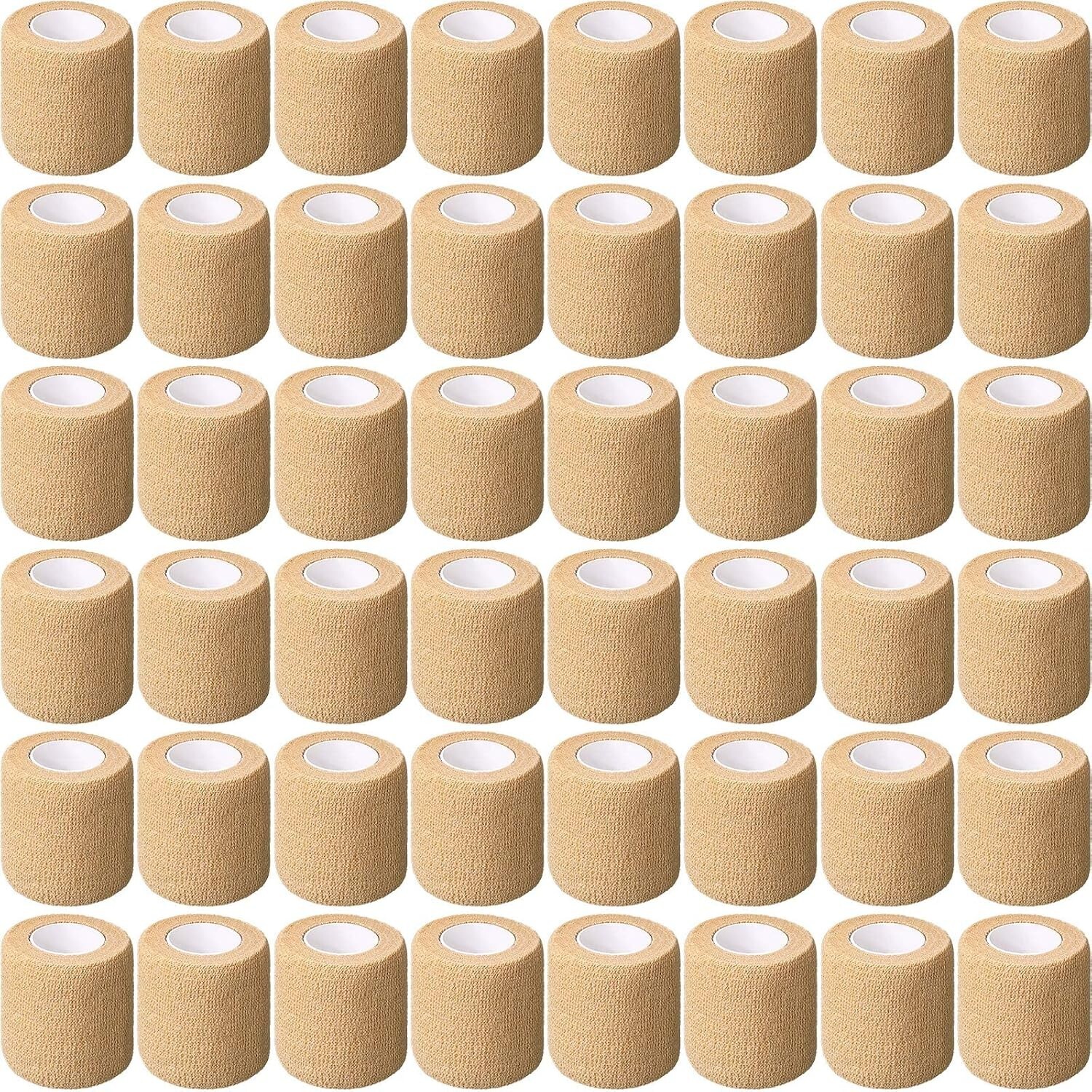 Breathable Self-Adhering Sports Tape - 64 Rolls, 2