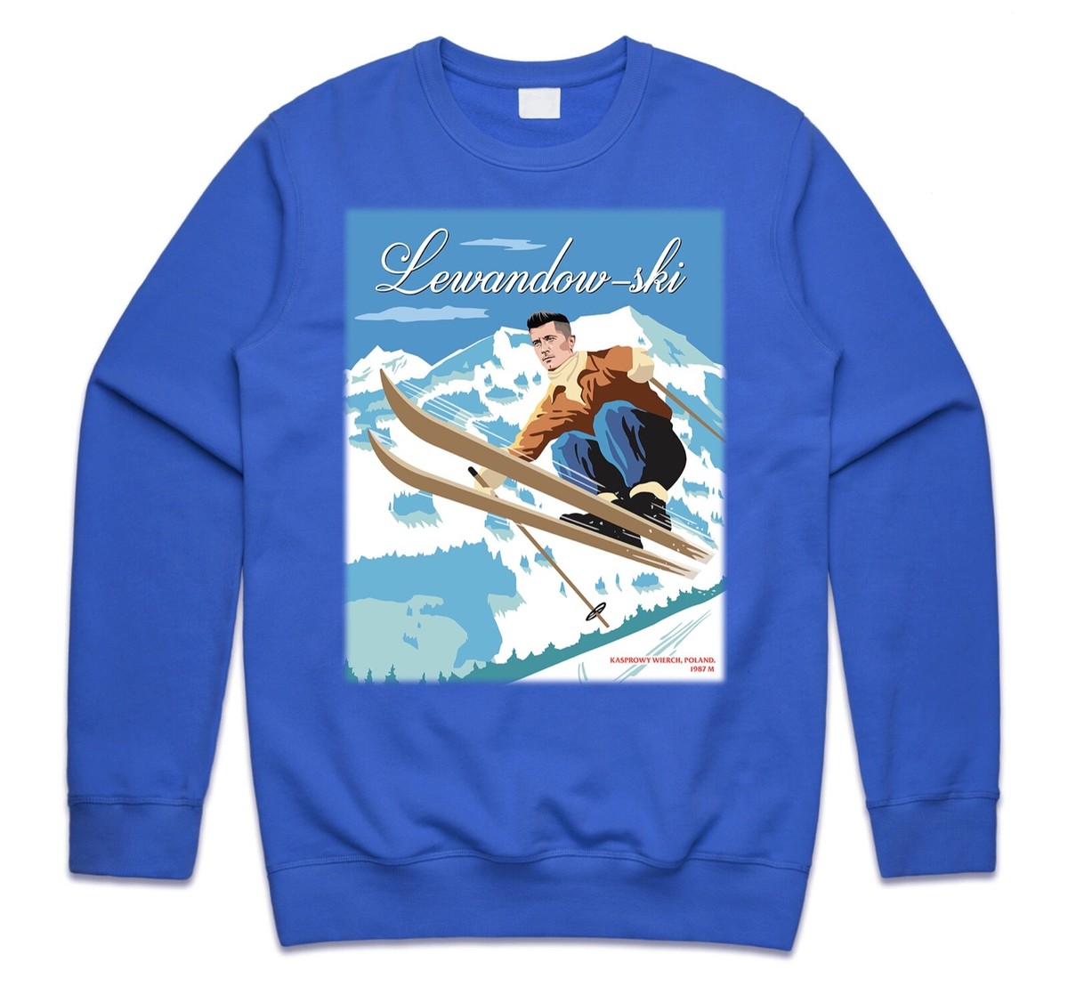 Lewandowski Christmas Jumper Sweatshirt Funny World Cup Poland