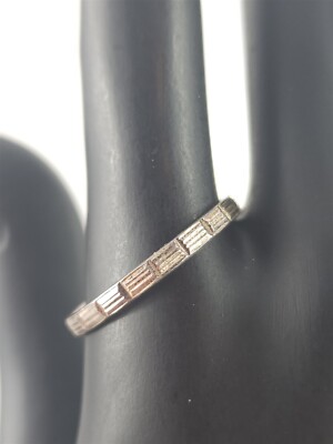 Vintage 999 Fine Sterling Silver Textured Band Ring Size 8.75 - 1.4 Grams Signed