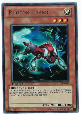Yugioh Karte! Photon Lizard (ORCS-EN007) Rare | Englisch | Light Played