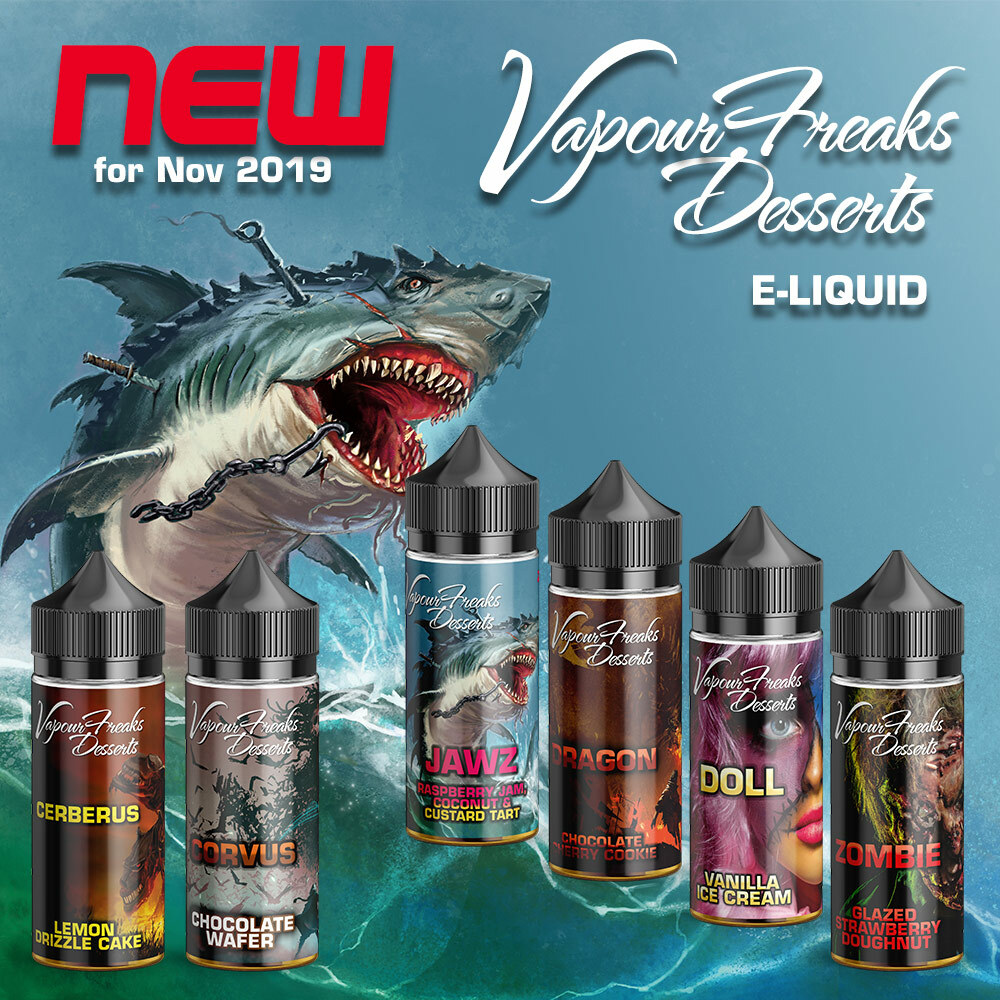 Vapour Freaks E Liquid Vaping Juice Platinum Flavours 100ml 0mg BUY 3 GET 1  FREE