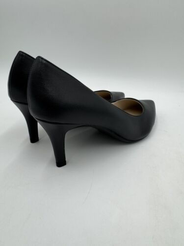 LifeStride Women's Sevyn Black Faux Leather Pointed Toe Pumps Shoes 8.5 W - Picture 3 of 11