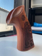 New Decorative flower wood Grips for S&W, K/L ROUND BUTT 686; pattern07