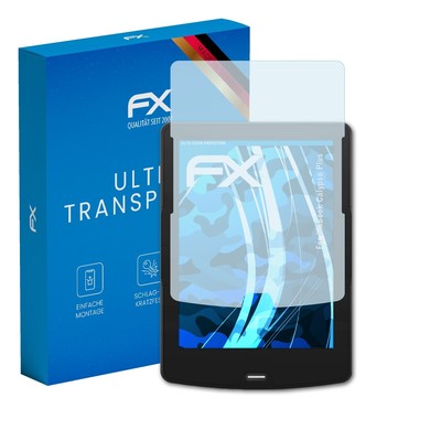 atFoliX 2x Displayschutzfolie für inkBook Calypso Plus Schutzfolie klar Folie