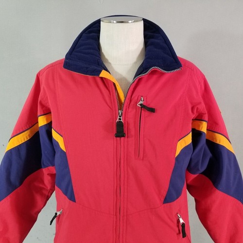Obermeyer ski jacket coat parka Juniors Youth 16 red vintage snowboard Winter - Picture 2 of 14