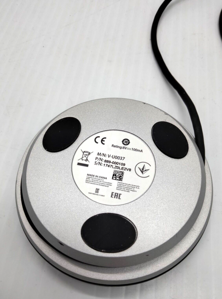 Logitech 889-000109 V-U0037 Microphone For Video & Audio