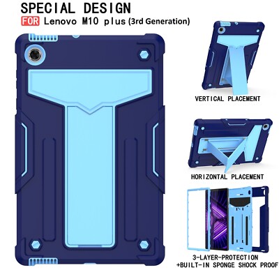 Lenovo Tab M10 Plus Case 10.6 Inch 2022 3rd Gen Stand Cover / Screen Protector