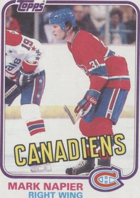 1981-82 Topps - Mark Napier #23 - 1 of 1