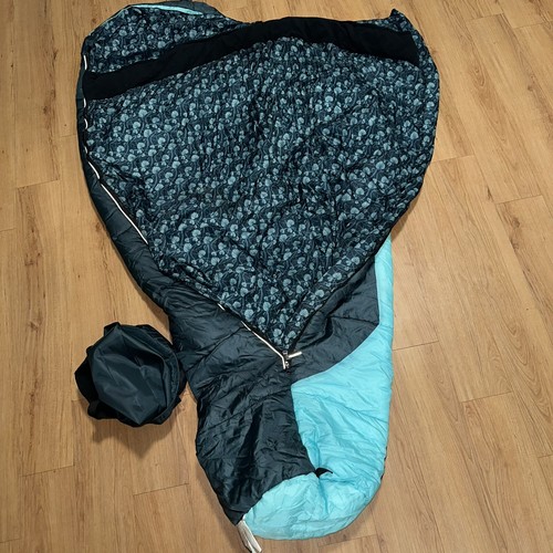 Alpine Design Sierra 20 Degree Women RH Zip Mummy Sleeping Bag Green Color Warm - Picture 10 of 16