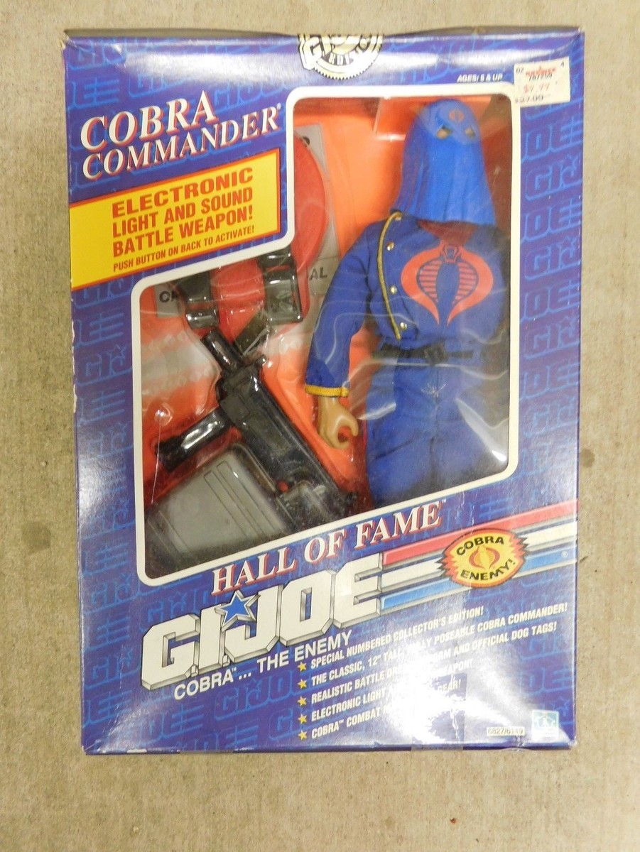 ミリタリー GI Joe Hall Of Fame Cobra Commander 1991 GI Joe Hall Of Fame Cobra Commander Figure Cobrs Vs