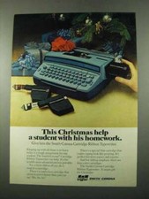 1975 SCM Smith-Corona Cartridge Typewriter Ad - Christmas thumbnail
