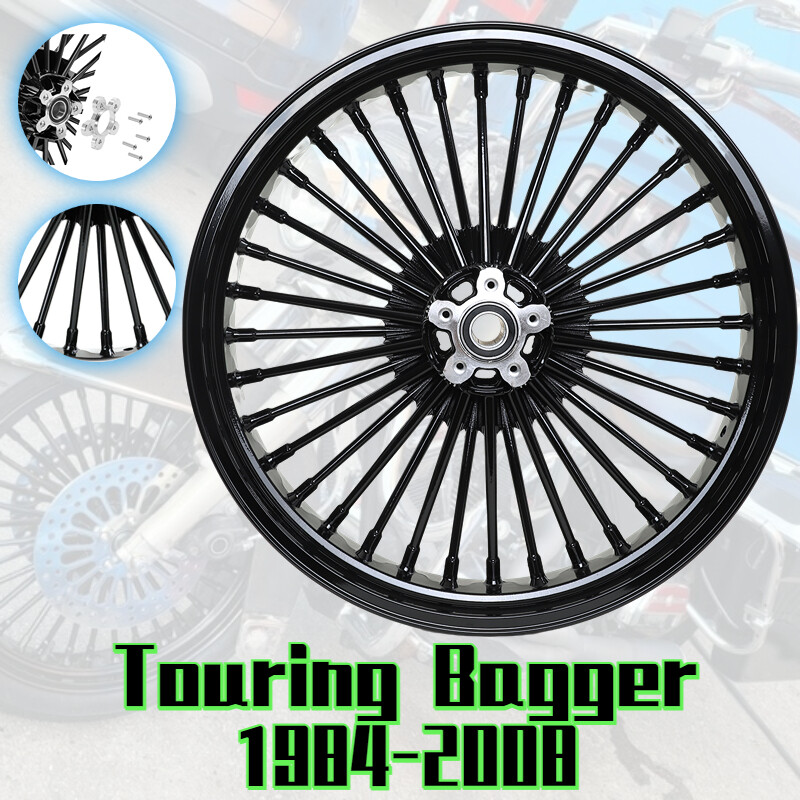 Fat Spoke 21x3.5 Front Wheel Dual Disc For Harley Electra Glide
